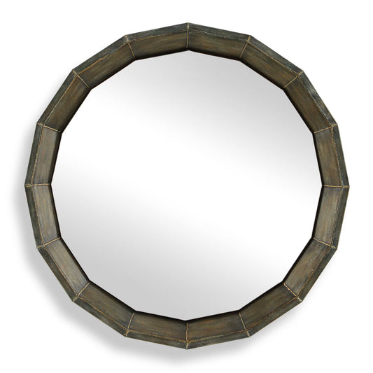 NEVE BRONZE ROUND MIRROR