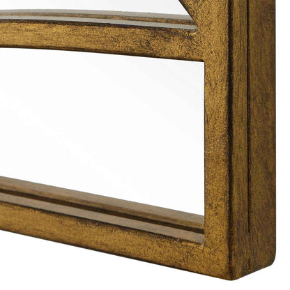 CROSSED UP GOLD FULL LENGTH MIRROR