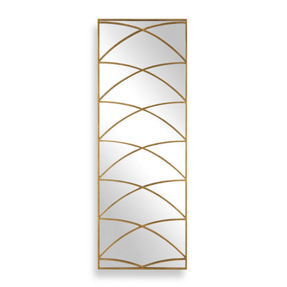 CROSSED UP GOLD FULL LENGTH MIRROR