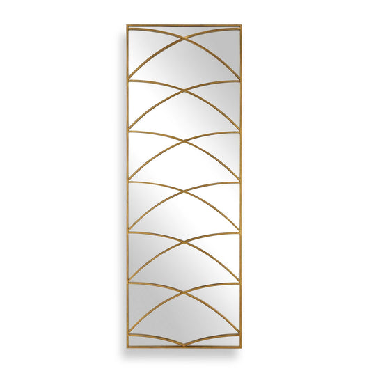 CROSSED UP GOLD FULL LENGTH MIRROR