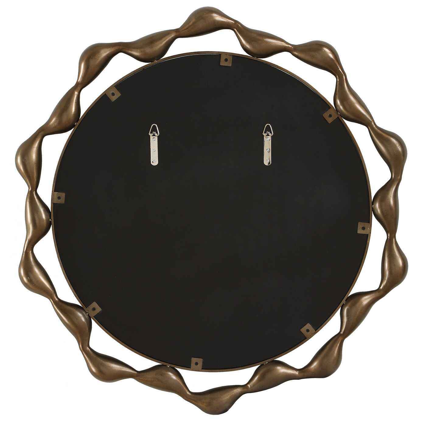 REMOLINO ROUND BRONZE MIRROR