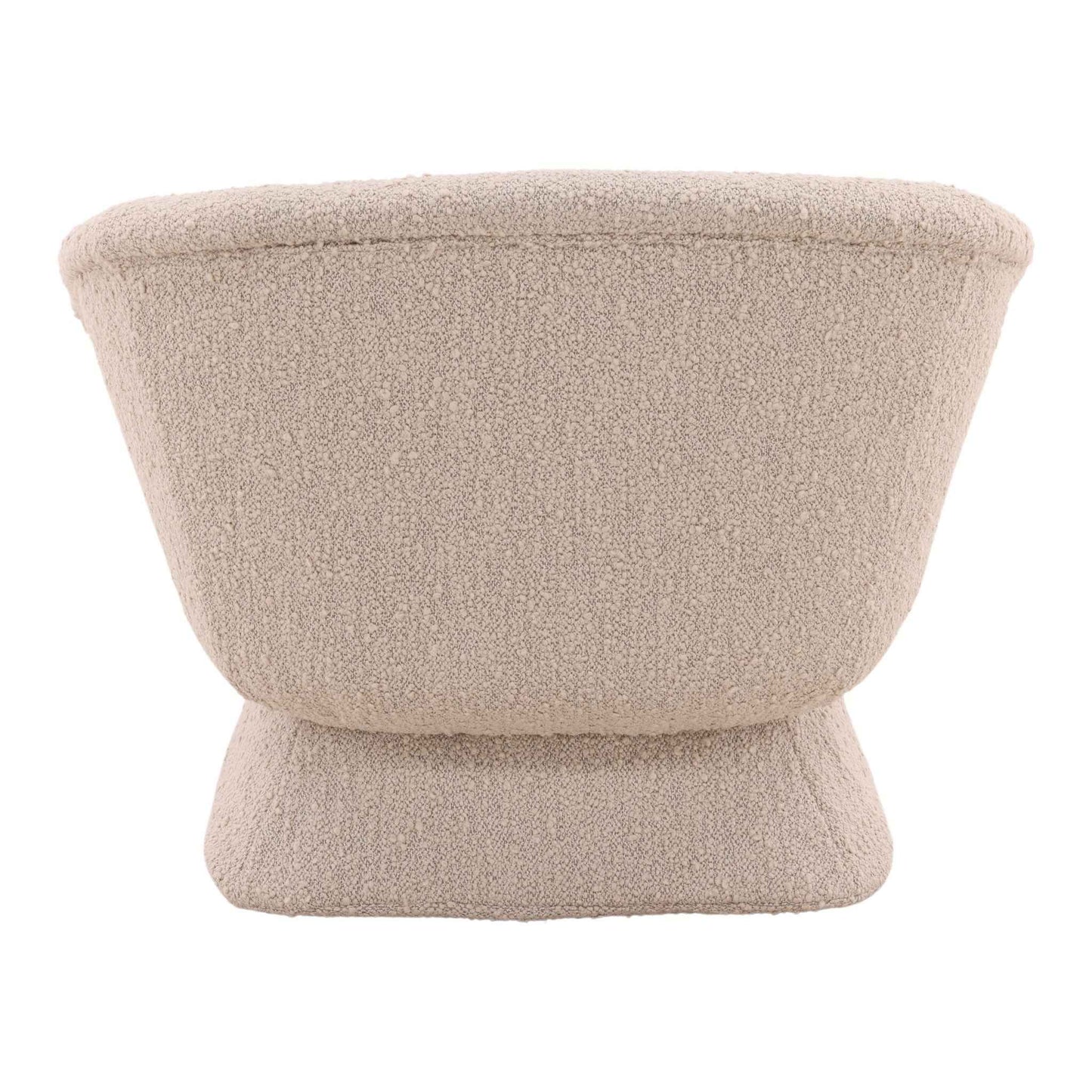 MONTROSE BIRCH BOUCLE PYRAMID SWIVEL CHAIR