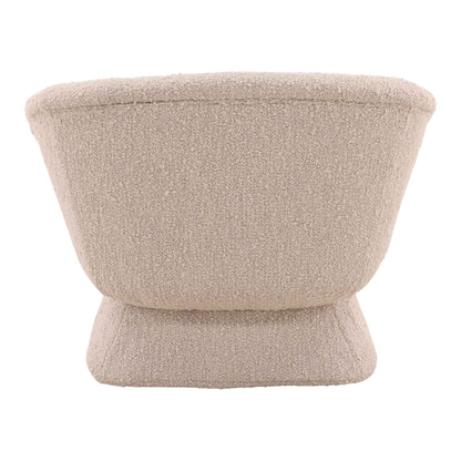 MONTROSE BIRCH BOUCLE PYRAMID SWIVEL CHAIR