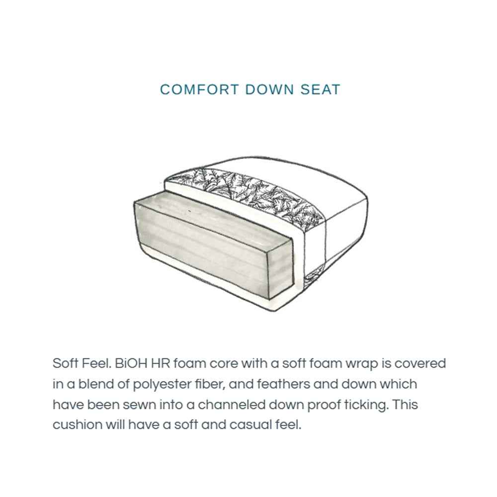 Marcus Chair in Wide Sky Blue Stripe