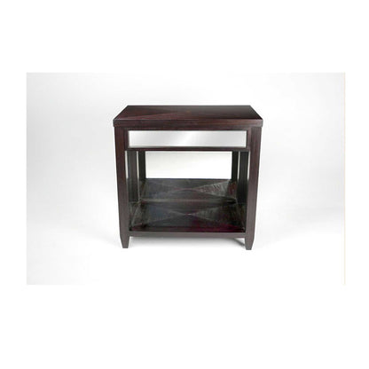 Mirrored Bedside Table