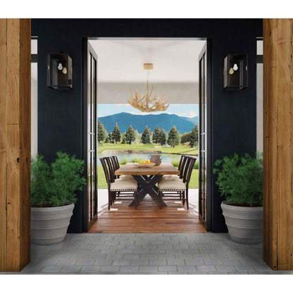 BIG SKY TRESTLE DINING TABLE w/ 2-20" LEAVES