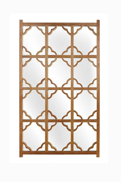 Multi Panel Framed Mirror- Sophia Motif