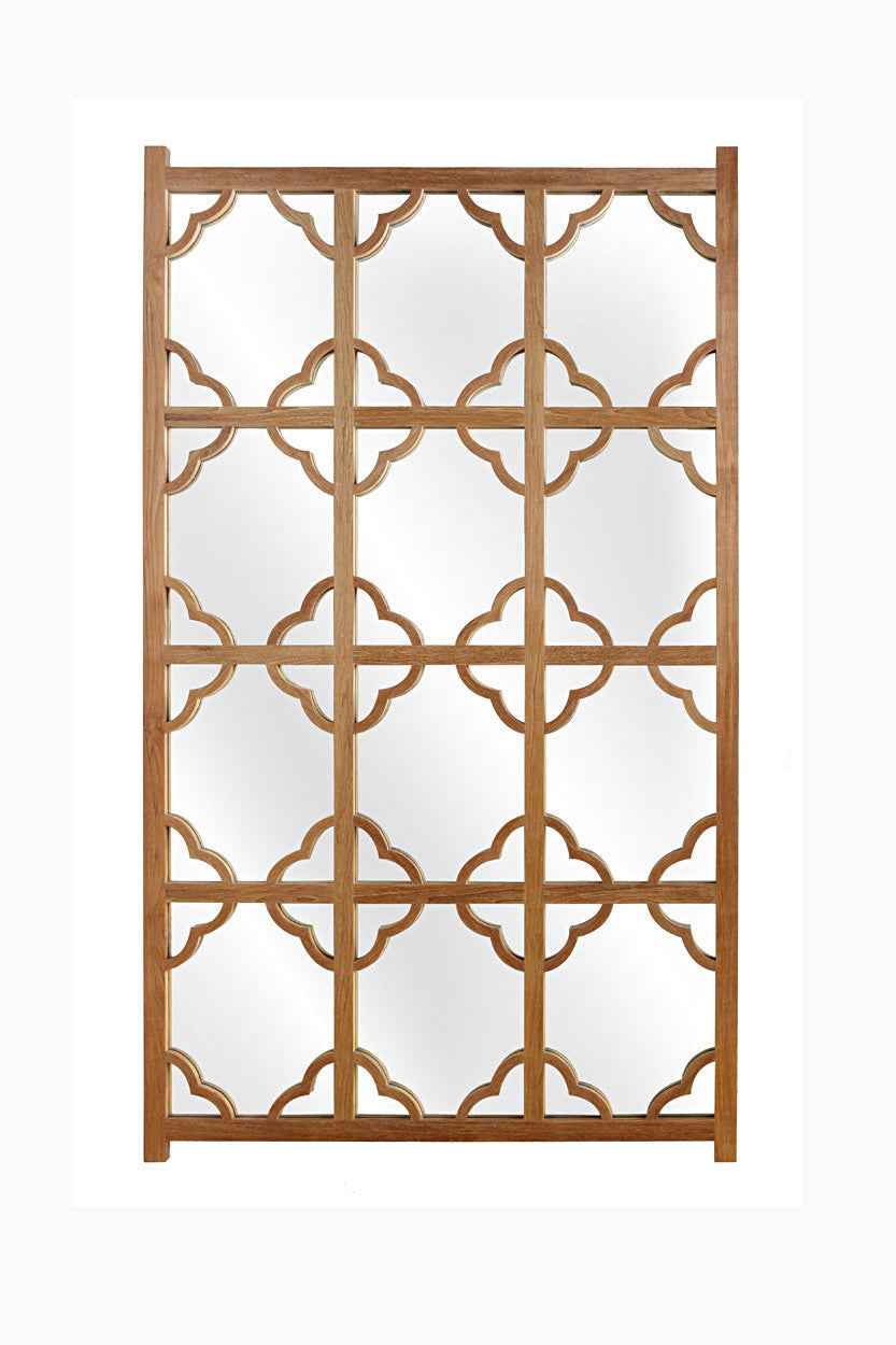 Multi Panel Framed Mirror- Sophia Motif