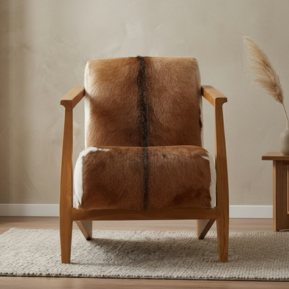 NAELA HAIR ON HIDE ARM CHAIR