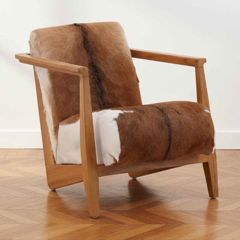 NAELA HAIR ON HIDE ARM CHAIR