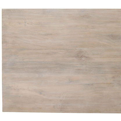 NAN WHITEWASH TURNED LEG DINING TABLE