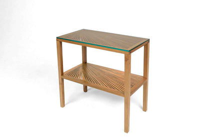 Small Fan Side Table- Natural