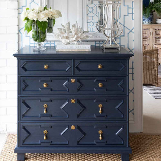 Navy Bordeaux Chest of Drawers