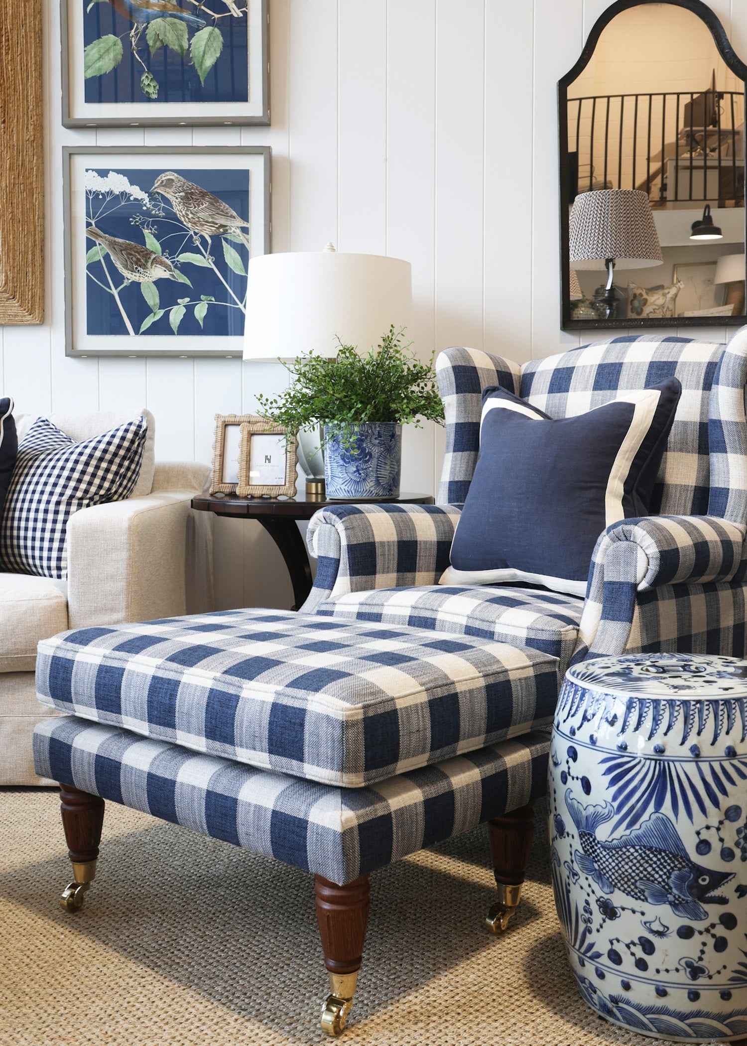 Classic Wingback Armchair