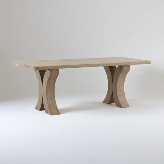 ORIN WEATHERED WOOD DINING TABLE