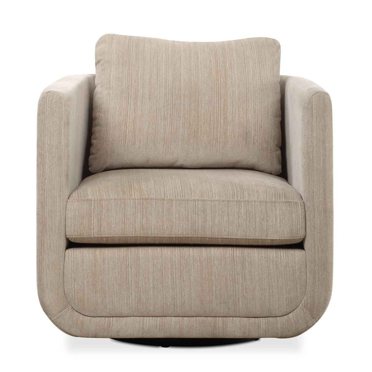 ABOUND CHENILLE UPHOLSTERED SWIVEL CHAIR
