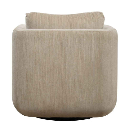 ABOUND CHENILLE UPHOLSTERED SWIVEL CHAIR