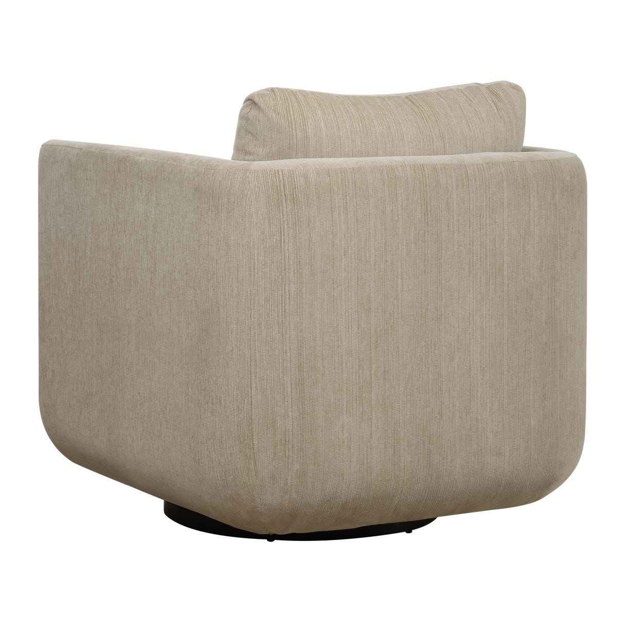 ABOUND CHENILLE UPHOLSTERED SWIVEL CHAIR