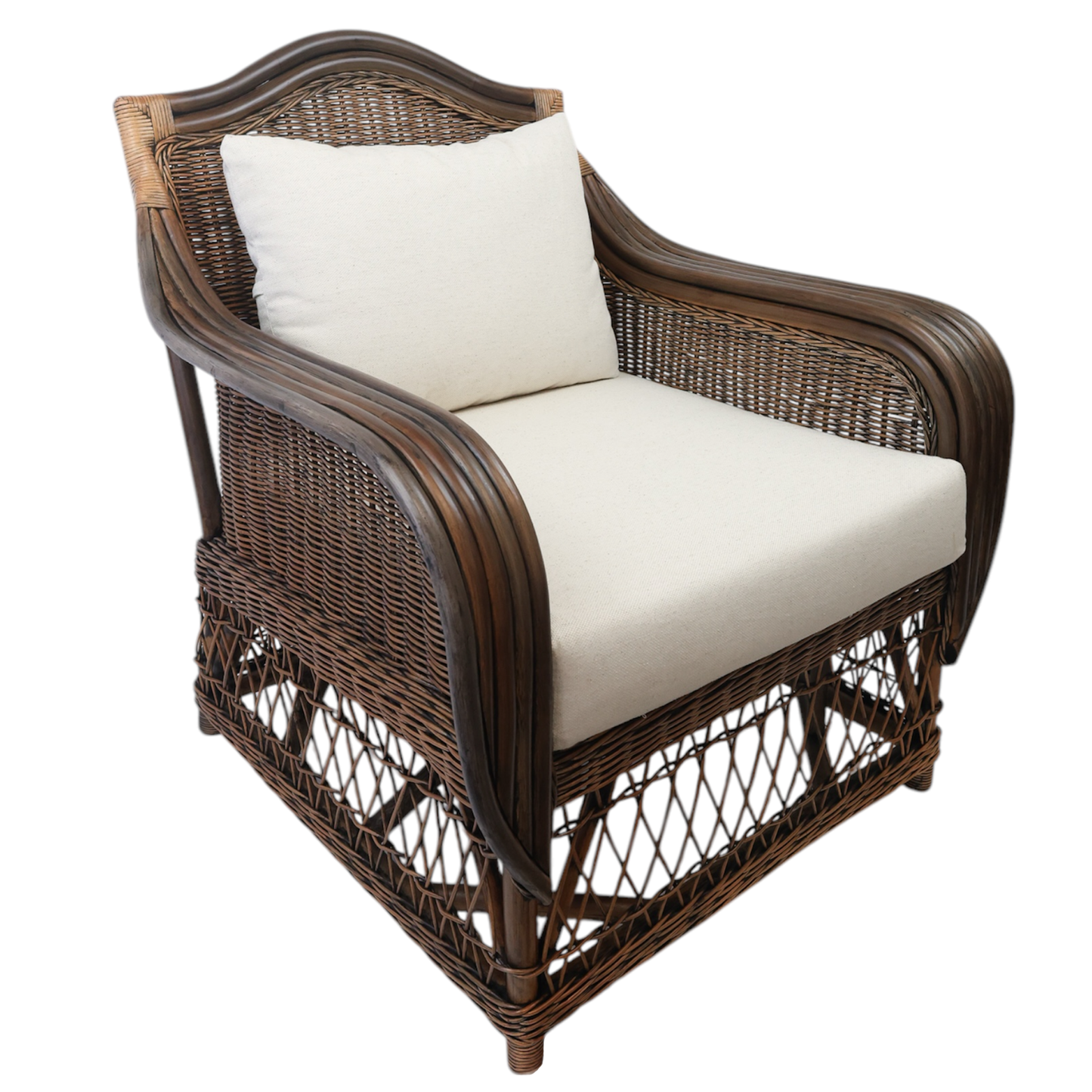 Palmetto Rattan Armchair
