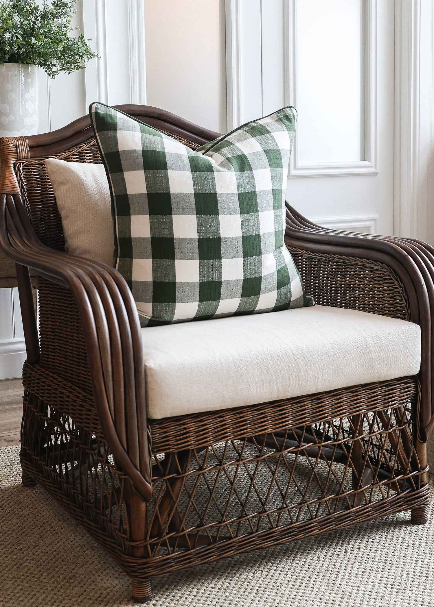 Palmetto Rattan Armchair