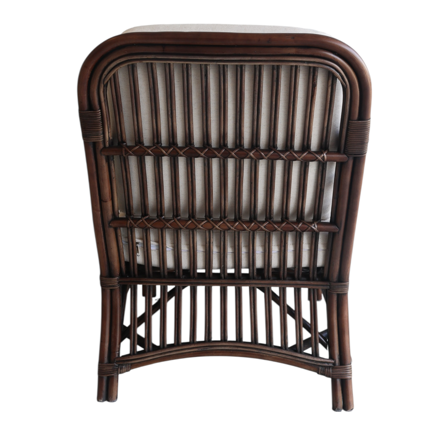 Trellis Dark Rattan Armchair