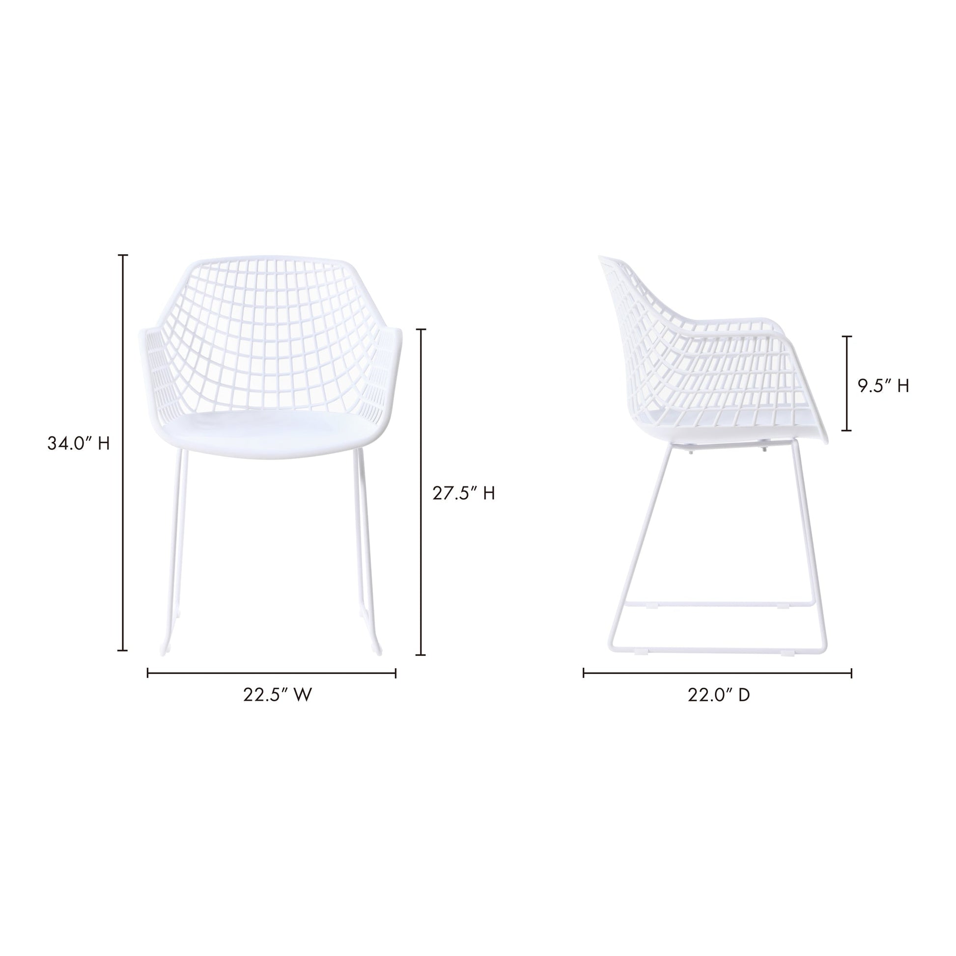 BAZ OUTDOOR DINING CHAIR | SET OF 2
