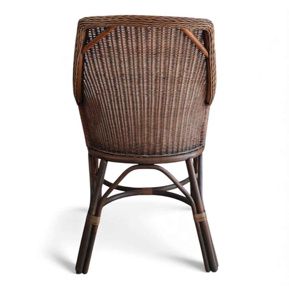Raffles Dark Rattan Dining Chair