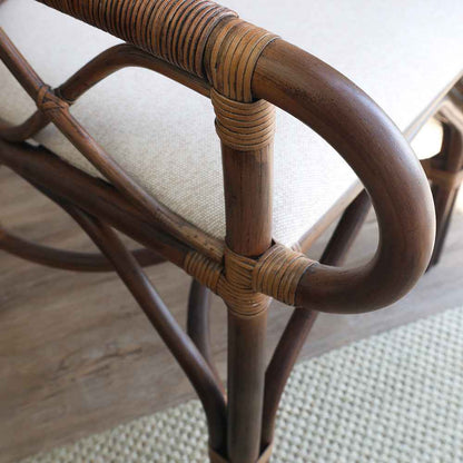 Raffles Dark Rattan Dining Chair