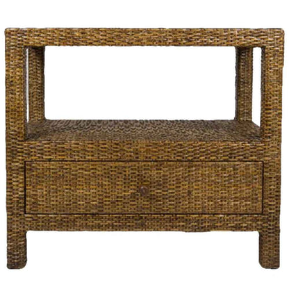 Rattan Bedside Table