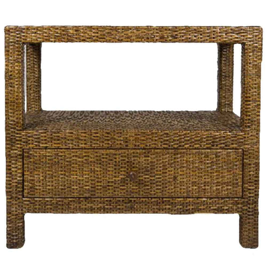 Rattan Bedside Table