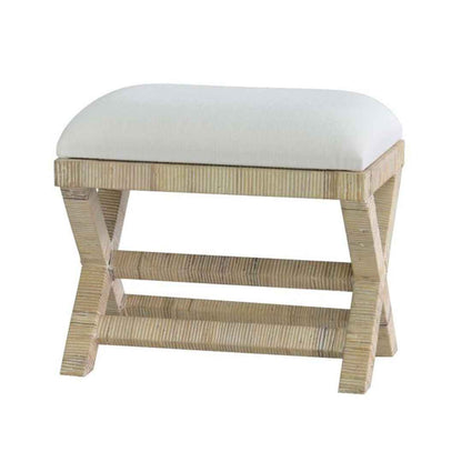 Whitehaven Rattan Ottoman