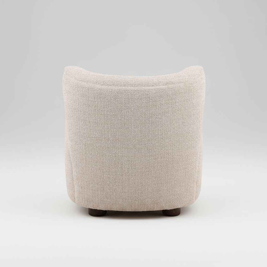 SANDY BOUCLE UPHOLSTERED ARM CHAIR