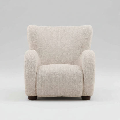 SANDY BOUCLE UPHOLSTERED ARM CHAIR