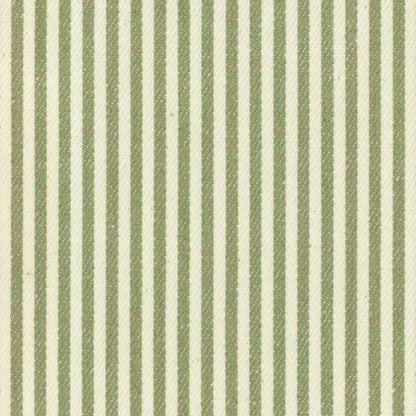 Jacquie Bedhead Sage Stripe With Green Piping