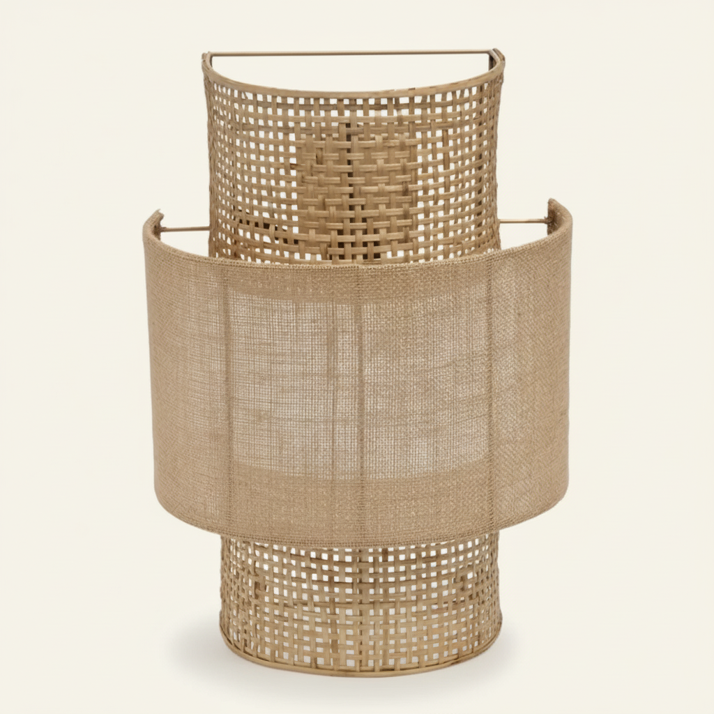 BOLLY JUTE WALL LAMP | NATURAL