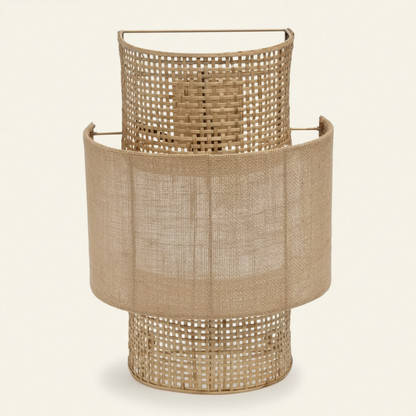 BOLLY JUTE WALL LAMP | NATURAL