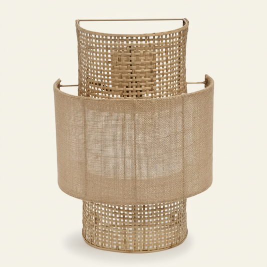 BOLLY JUTE WALL LAMP | NATURAL