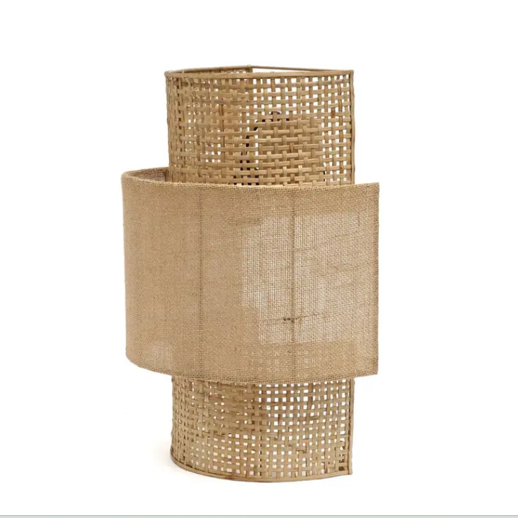 BOLLY JUTE WALL LAMP | NATURAL
