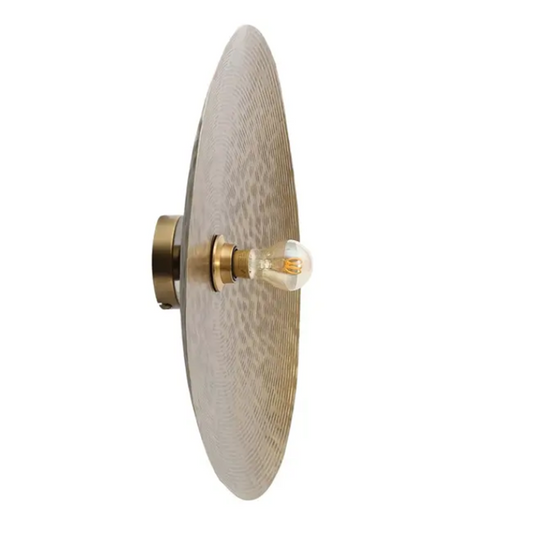 FULL MOON WALL LAMP | NATURAL BRASS