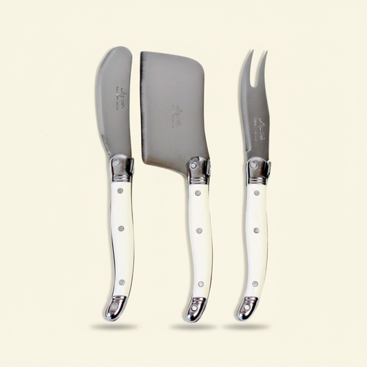 Laguiole Mini Ivory Cheese Set
