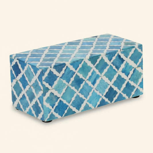 Turquoise Bone Inlay Box