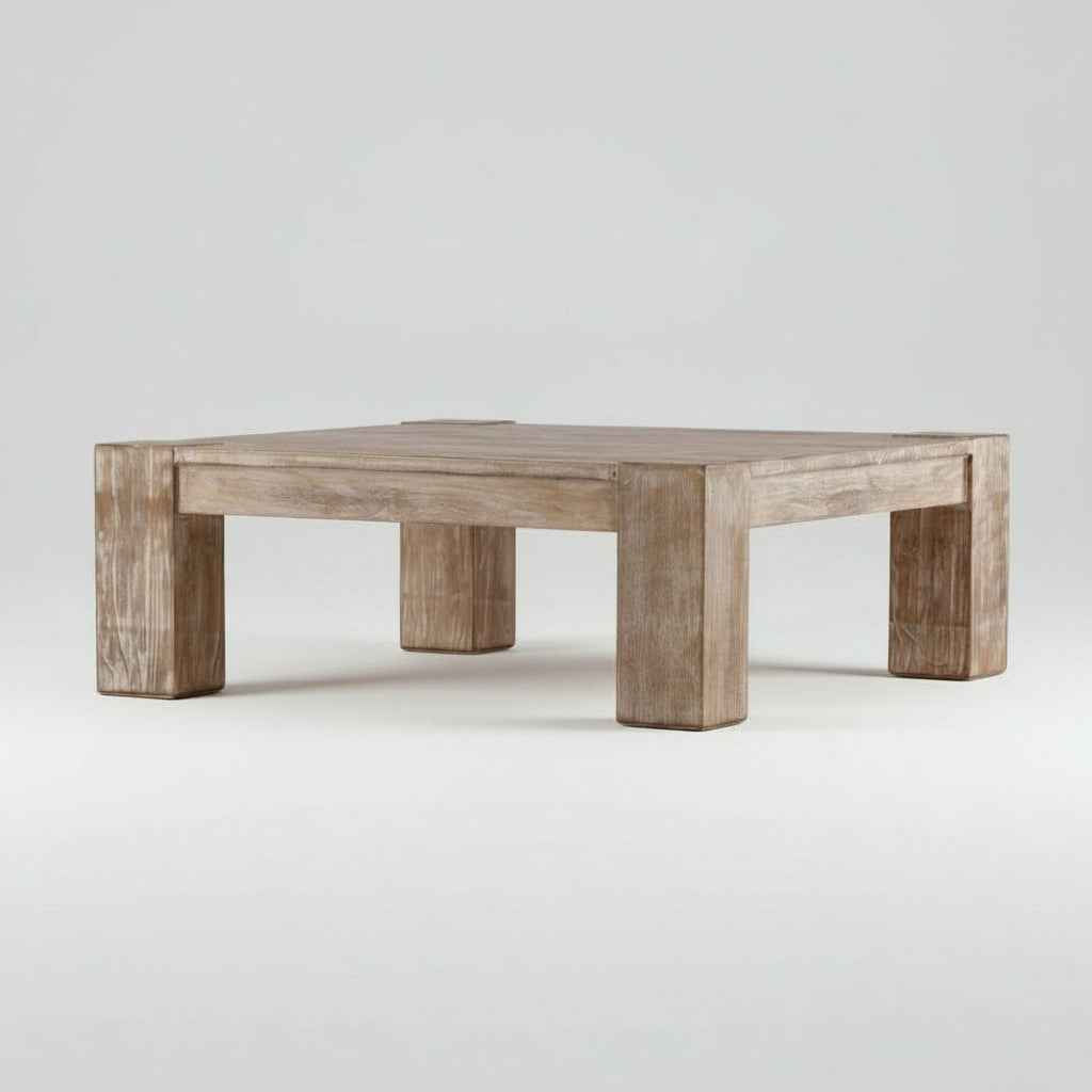 TERRAIN ANTIQUE NATURAL PINE COFFEE TABLE