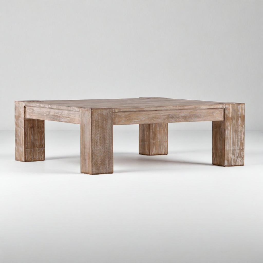 TERRAIN ANTIQUE NATURAL PINE COFFEE TABLE