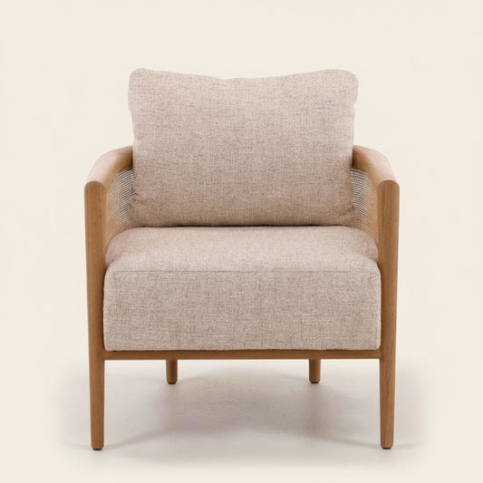 ODETTE CANE PANELED ACCENT CHAIR