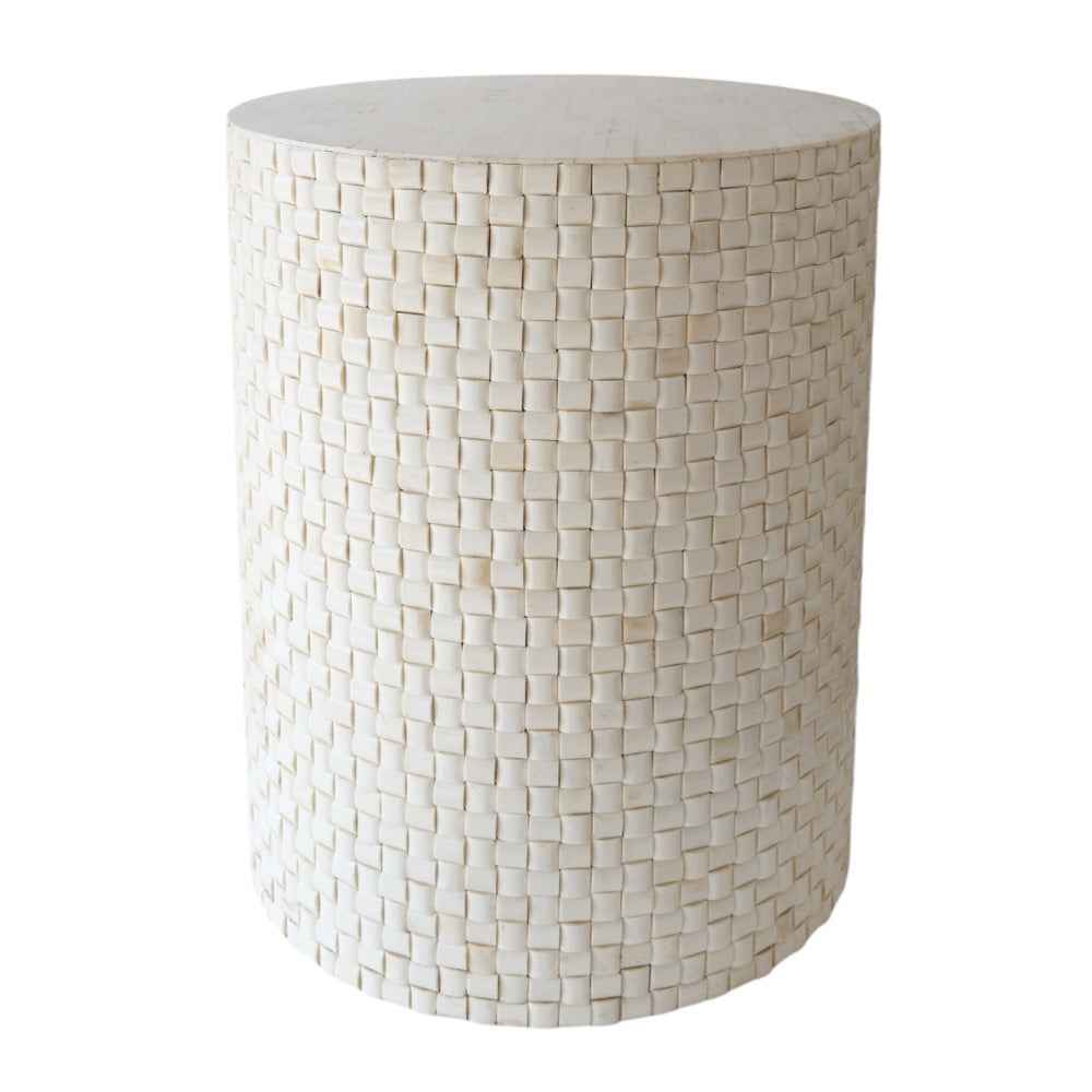Textured Bone Stool