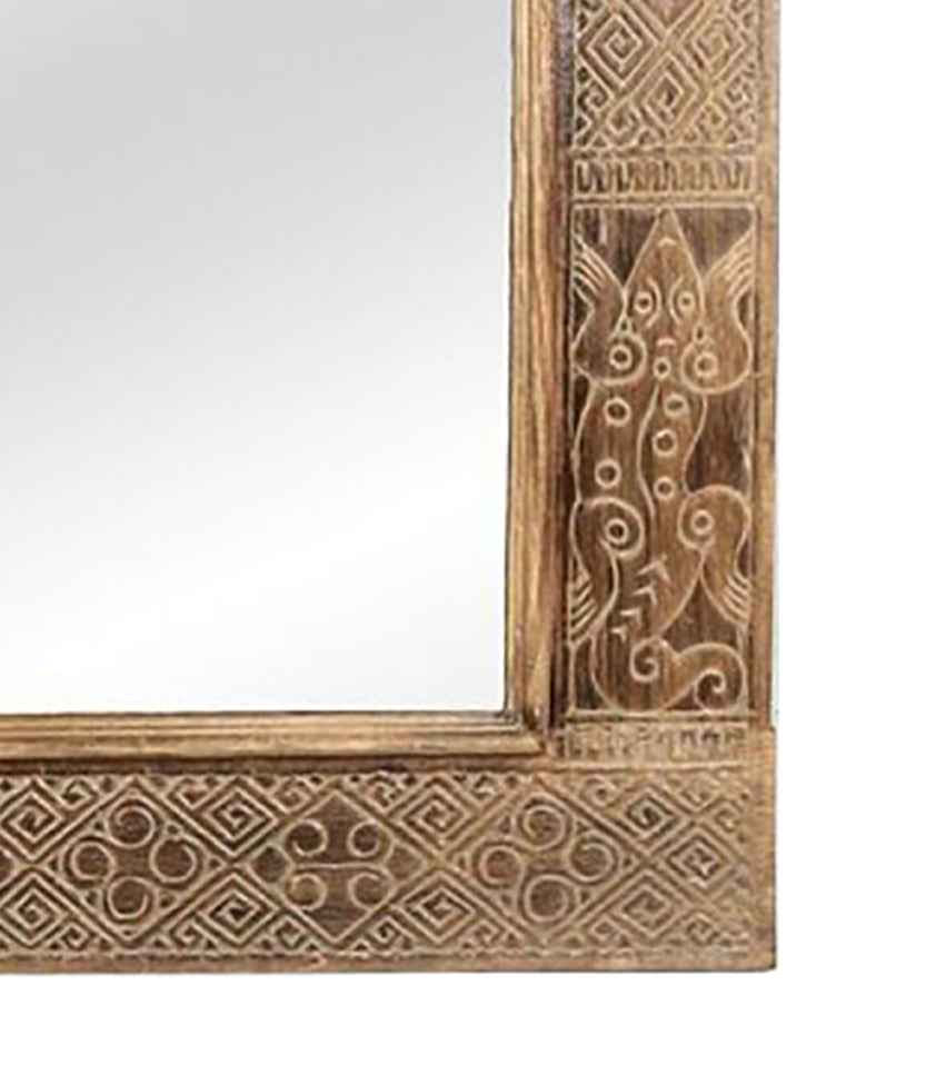 Timor Carved Mirror - Square