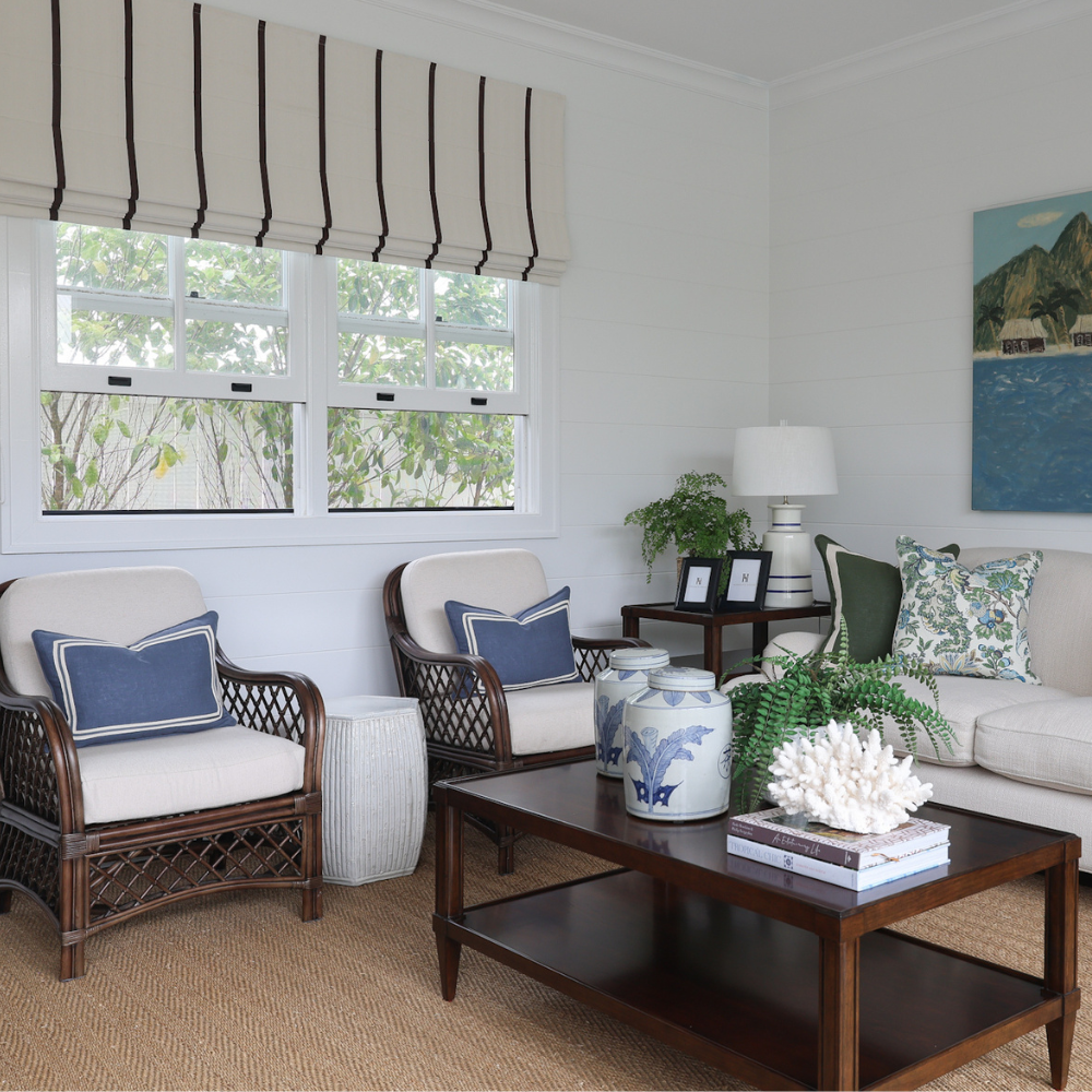 Trellis Dark Rattan Armchair