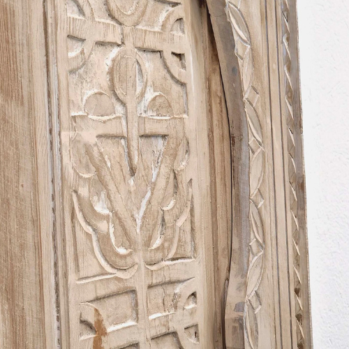 Authentic Moroccan Wood Door | Handcrafted Berber Double Panel | Rustic Custom Exterior Door – Hansa Handicraft