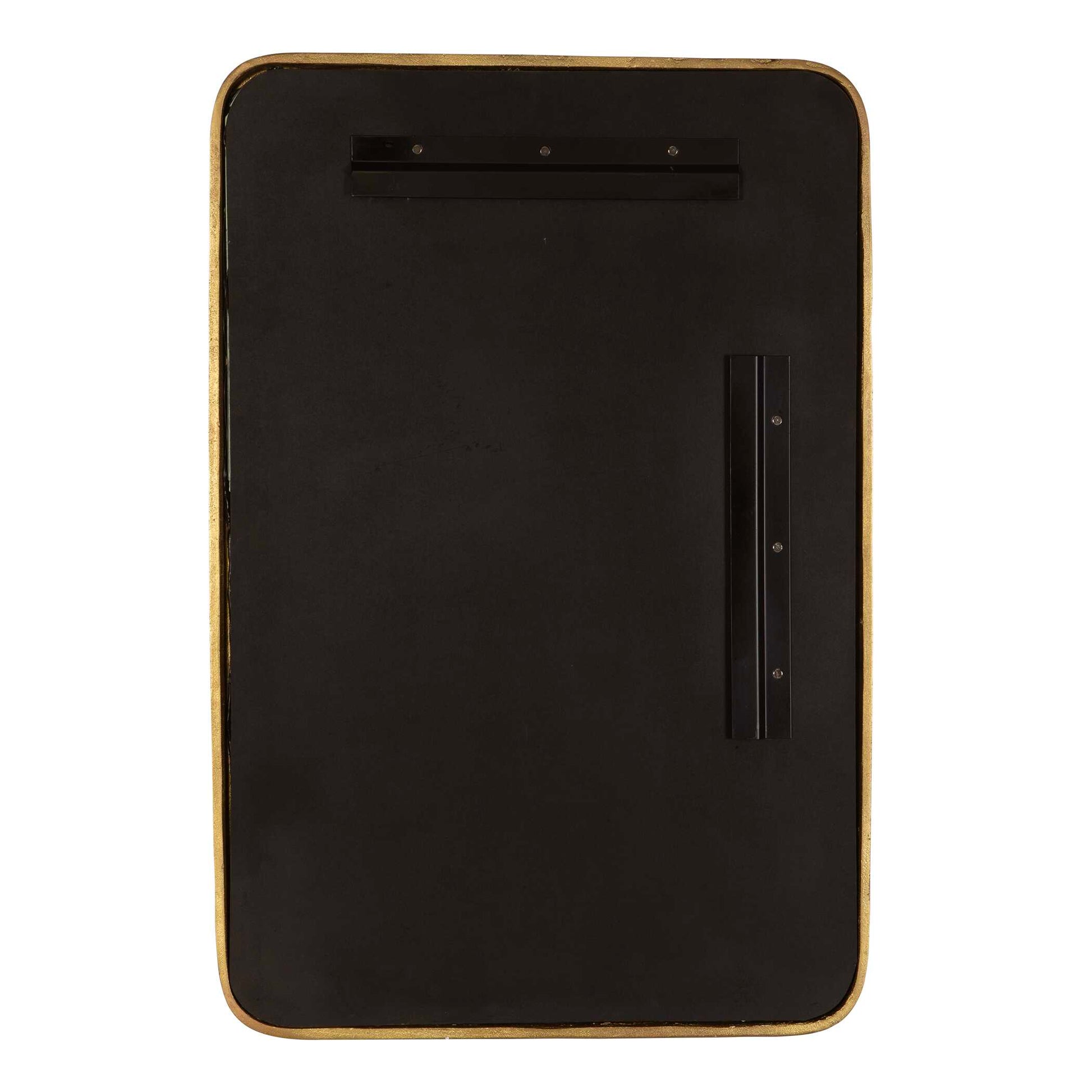 VESTRY ANTIQUE BRASS VANITY MIRROR