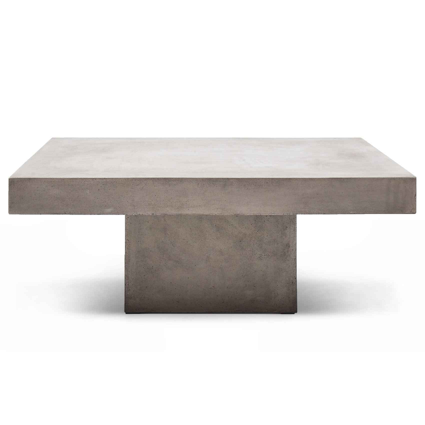 CONCRETE SLAB COFFEE TABLE: SQUARE